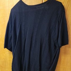 Black sweater blouse